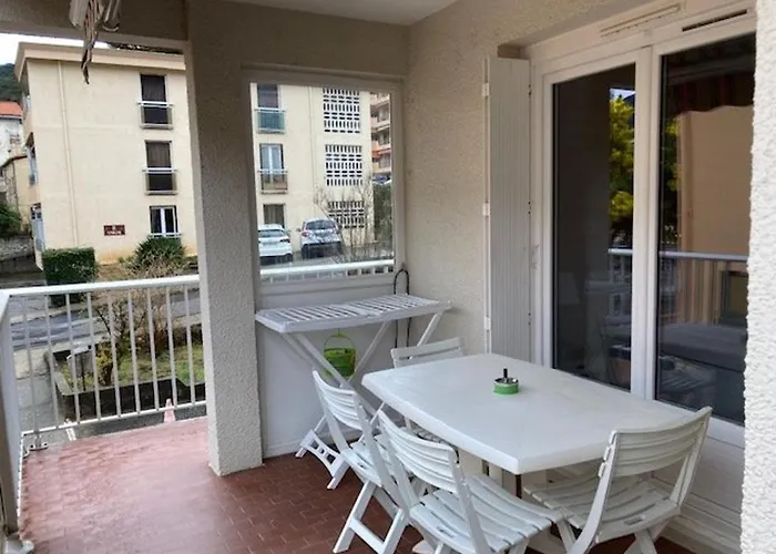 Διαμέρισμα F3 Lumineux Avec Terrasse, Garage, Clim Et Ascenseur A 500m Du Centre Et 800m Des Thermes - Fr-1-703-85 Amélie-les-Bains-Palalda